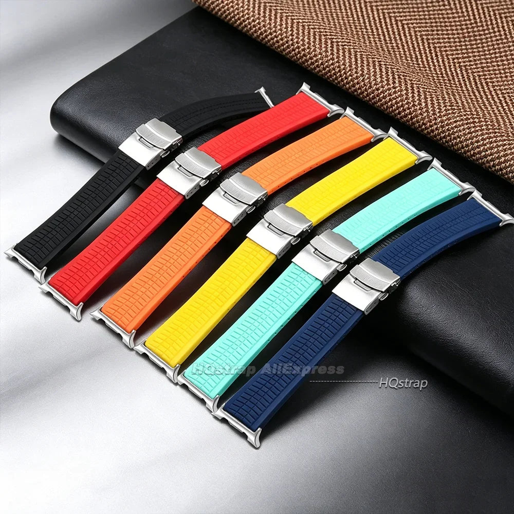 Samsung Galaxy Watch8, 8 Classic & 9 Silicone Deployant Clasp Band