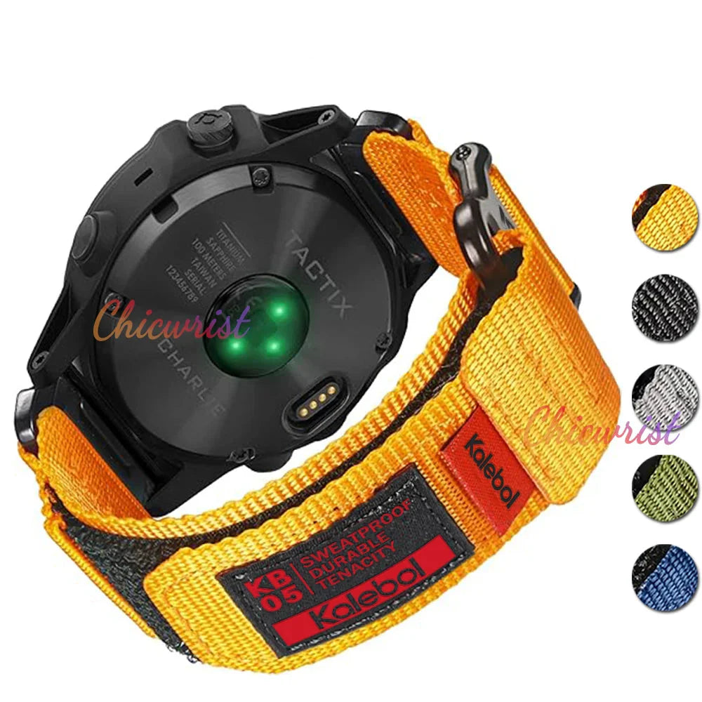 Durable Nylon Velcro Loop Garmin Bands - Quickfit