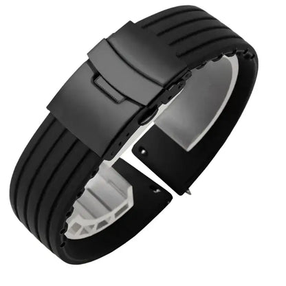 Suunto Race, Vertical & 9 Peak Ribbed Silicone Band, Folding Clasp
