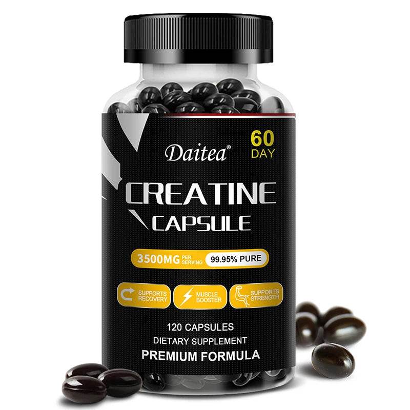 Daitea Muscle Mass Supplement - Capsules / Muscle Growth, Natural Performance and Endurance Desire