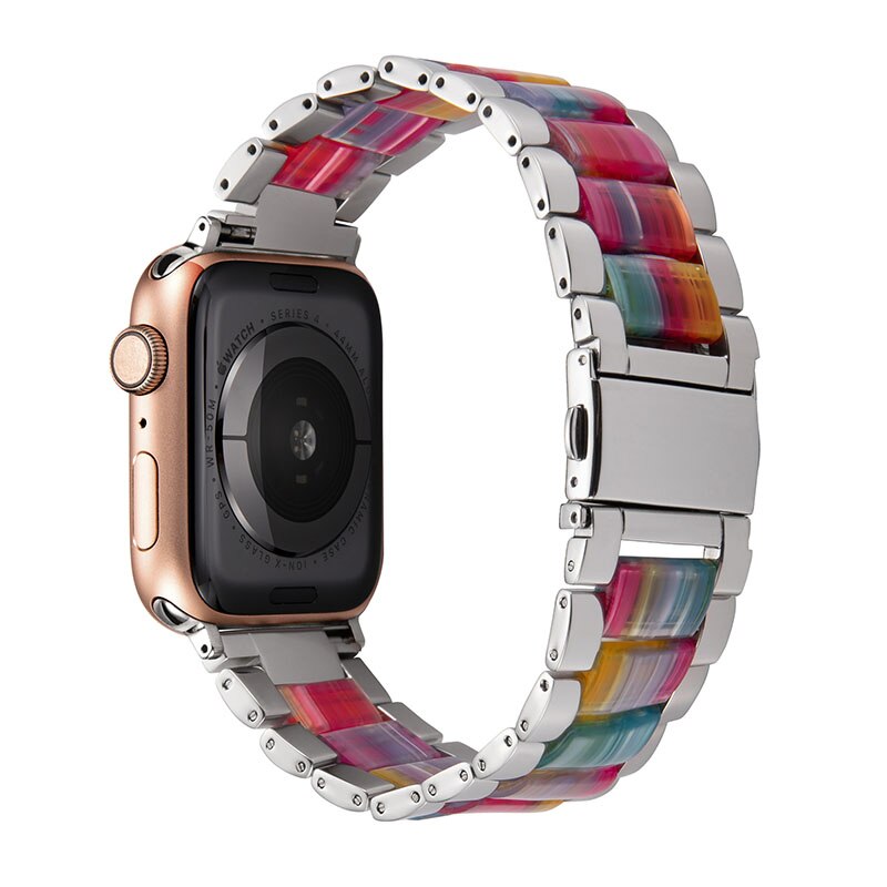 Resin strap Band For Apple Watch Series 11/10/9/8/7/6/5/4/ SE / Ultra 1/2/3