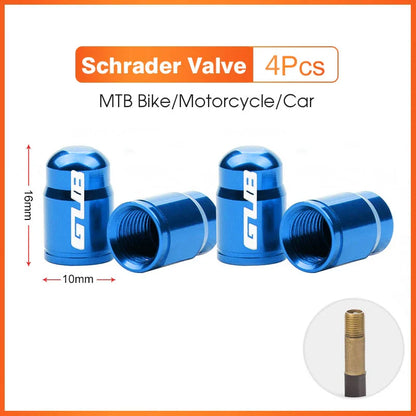 Aluminum Valve Stem Caps (Bike/Motorcycle/Car)