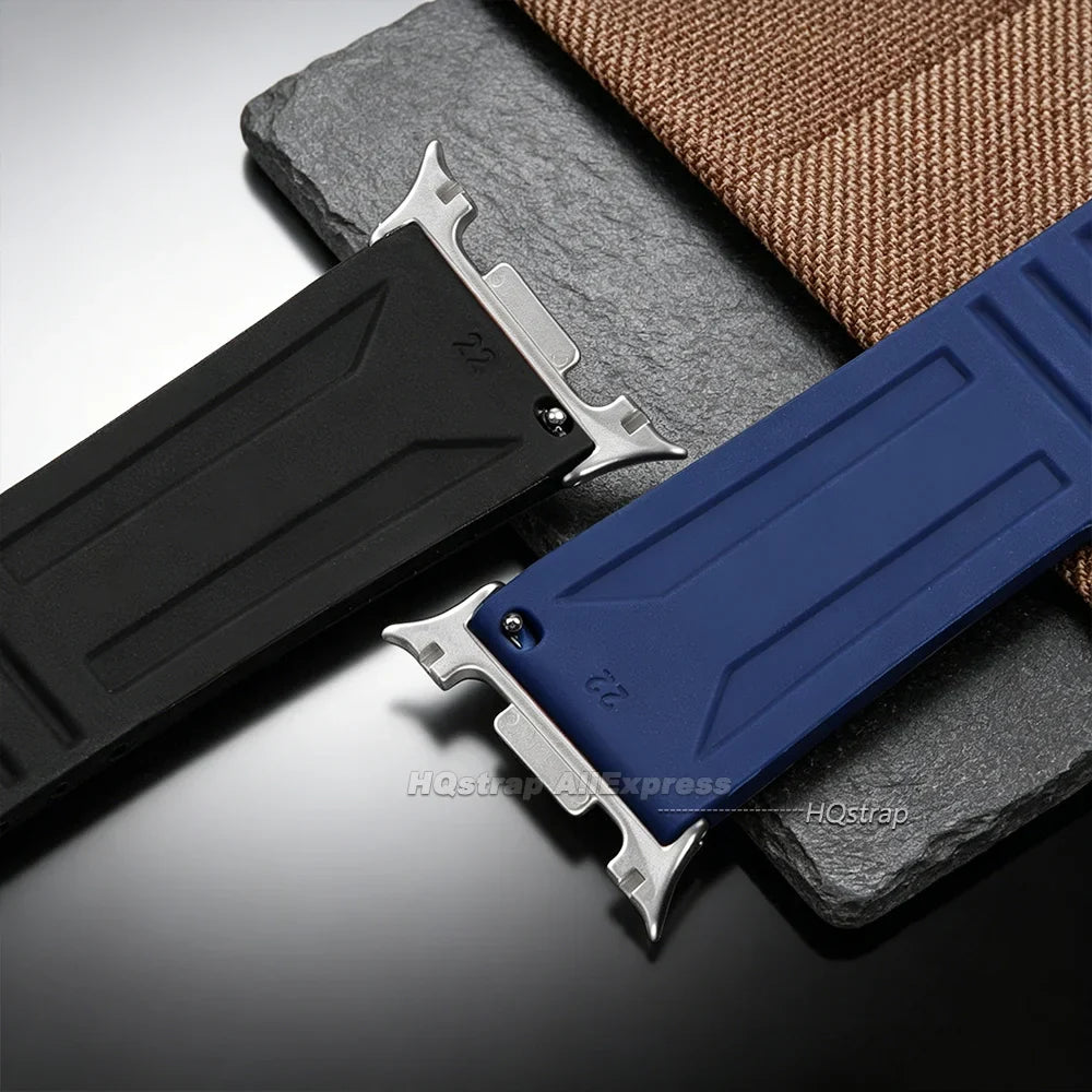 Samsung Galaxy Watch8, 8 Classic & 9 Silicone Deployant Clasp Band