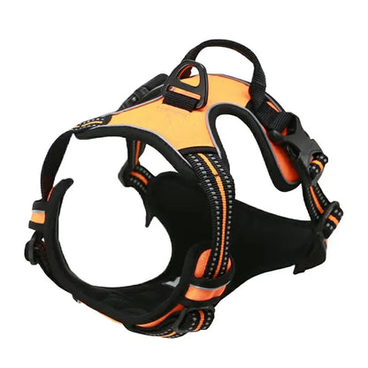 Reflective Fit: Adjustable Dog Harness for All Sizes