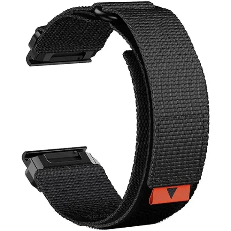 Garmin QuickFit 22/26mm Nylon Loop Band with Orange Pull Tab
