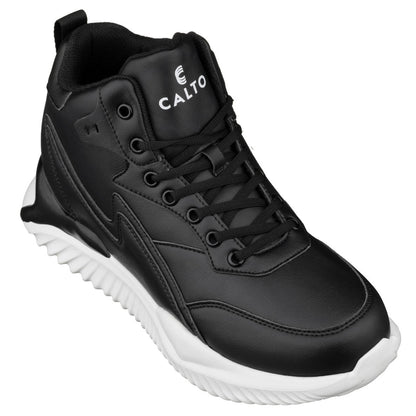 CALTO - S3060 - 4 Inches Taller (Black) - Lightweight Sneakers - Triathlete Store