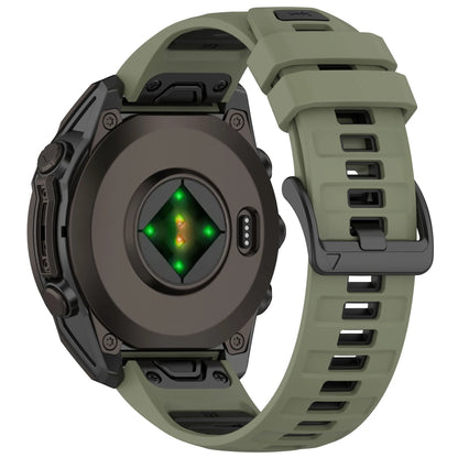 Garmin QuickFit 22/26mm Two-Tone Silicone Buckle Band