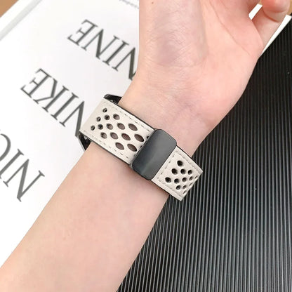 Samsung Galaxy Watch8, 9 & Ultra Perforated Silicone Magnetic Band