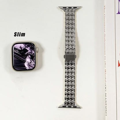 Women Gold Wristband for Apple Watch Band Series 11/10/9/8/7/6/5/4/ SE / Ultra 1/2/3