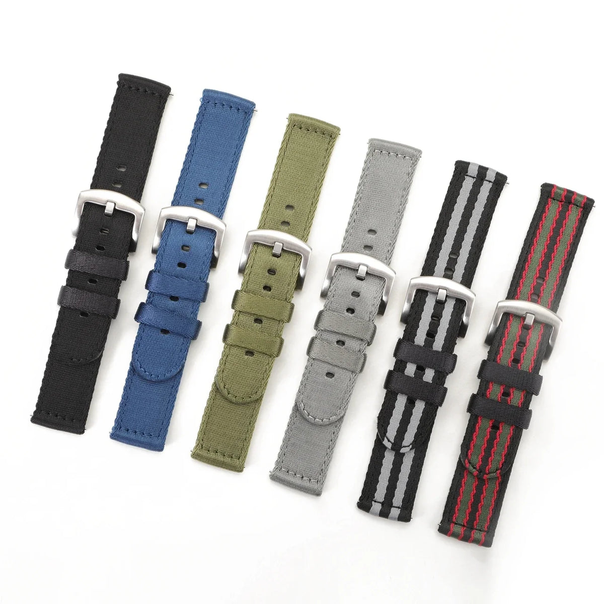 Samsung Galaxy Watch 7, 6, 5, 4 & FE Seatbelt Nylon Band