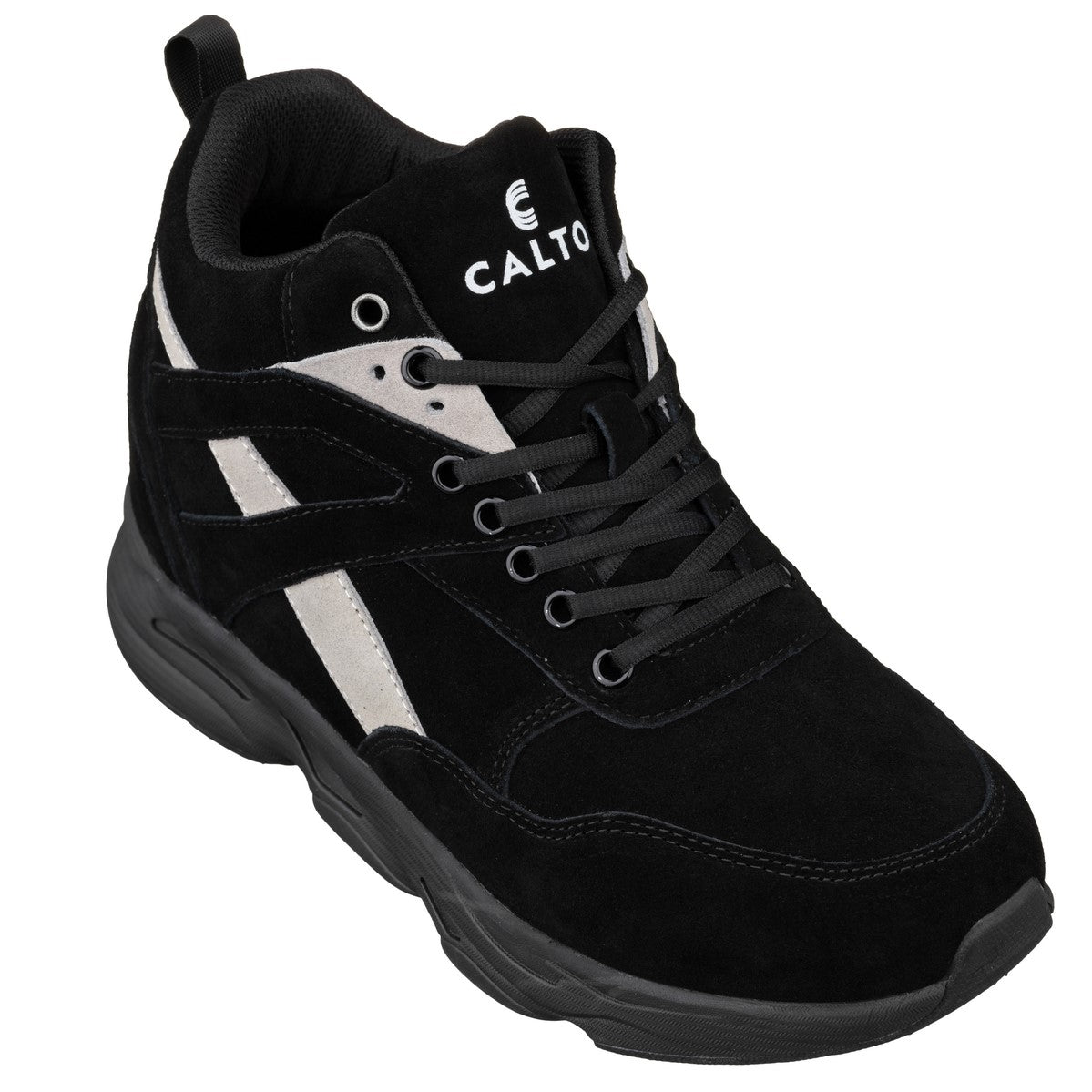 CALTO - S33594 - 4 Inches Taller (Black/Grey) - Sneakers - Triathlete Store