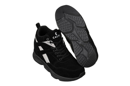CALTO - S33594 - 4 Inches Taller (Black/Grey) - Sneakers - Triathlete Store