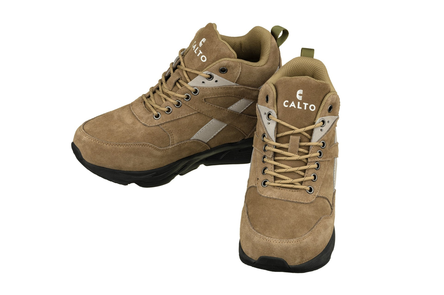 CALTO - S33596 - 4 Inches Taller (Olive Green) - Sneakers - Triathlete Store