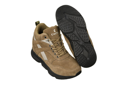 CALTO - S33596 - 4 Inches Taller (Olive Green) - Sneakers - Triathlete Store