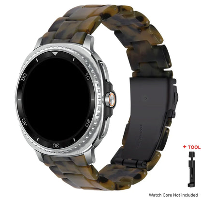 Samsung Galaxy Watch8, 9 & Ultra Resin Link Band, 40 Patterns