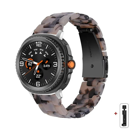 Samsung Galaxy Watch8, 9 & Ultra Resin Link Band, 40 Patterns