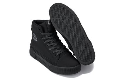 CALTO - S3421 - 2.4 Inches Taller (Black) - Cap Toe High Top Zip-Up Sneaker Boots - Triathlete Store