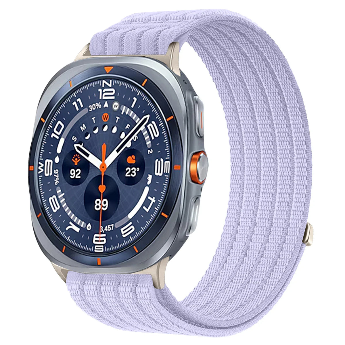Samsung Galaxy Watch8, 9 & Ultra Ribbed Nylon Sport Loop