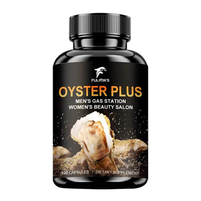 Oyster Plus Supplement, Energy and Vitality Daily Supplement, Powerful Oyster Extract, Provides Drive & Wellness for Men & Women