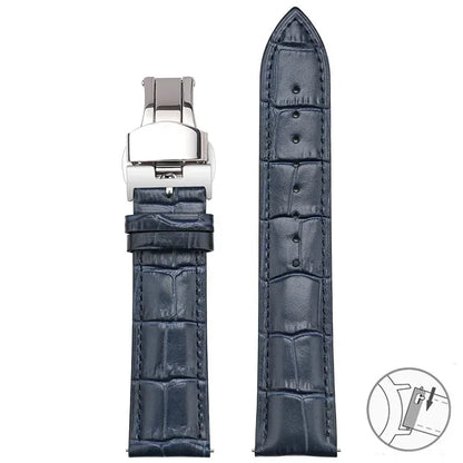 Samsung Galaxy Watch 7, 6, 5, 4 & FE Croc-Embossed Leather Band