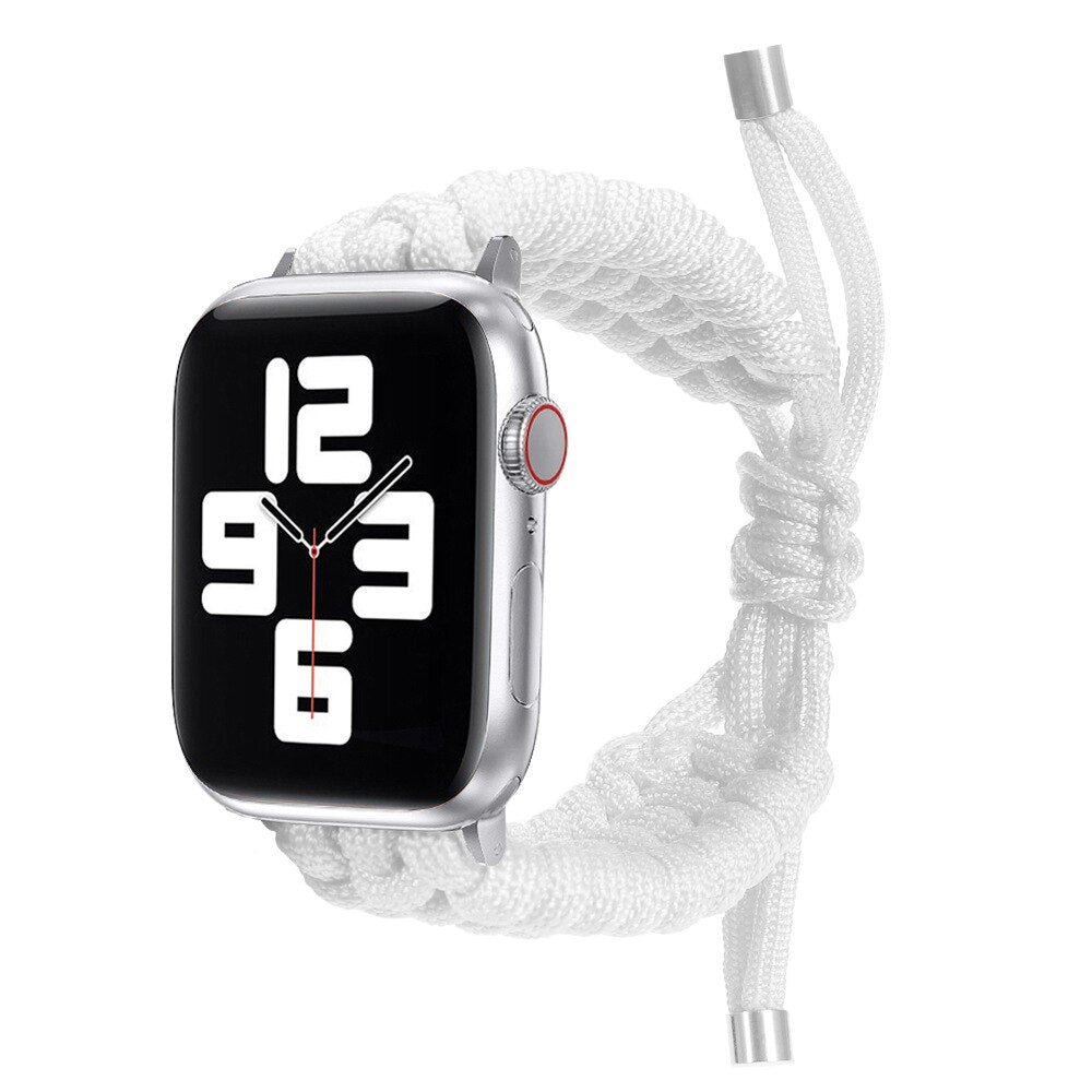 Outdoors Survival Rope Apple Watch Armband Series 11/10/9/8/7/6/5/4/ SE / Ultra 1/2/3