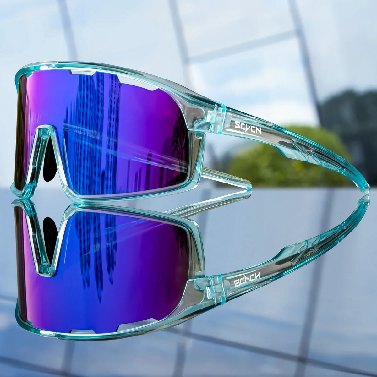 SCVCN Sports Photochromic Sunglasses Men Outdoor Bicycle Cycling Glasses Women Driving Bike Eyewear UV400 Climbing Goggles