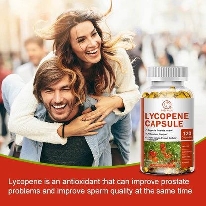 BEWORTHS Lycopene Capsules Support Prostate and Bladder Health, Alleviate Urinary Tract Pain, Male Reproductive Health Support