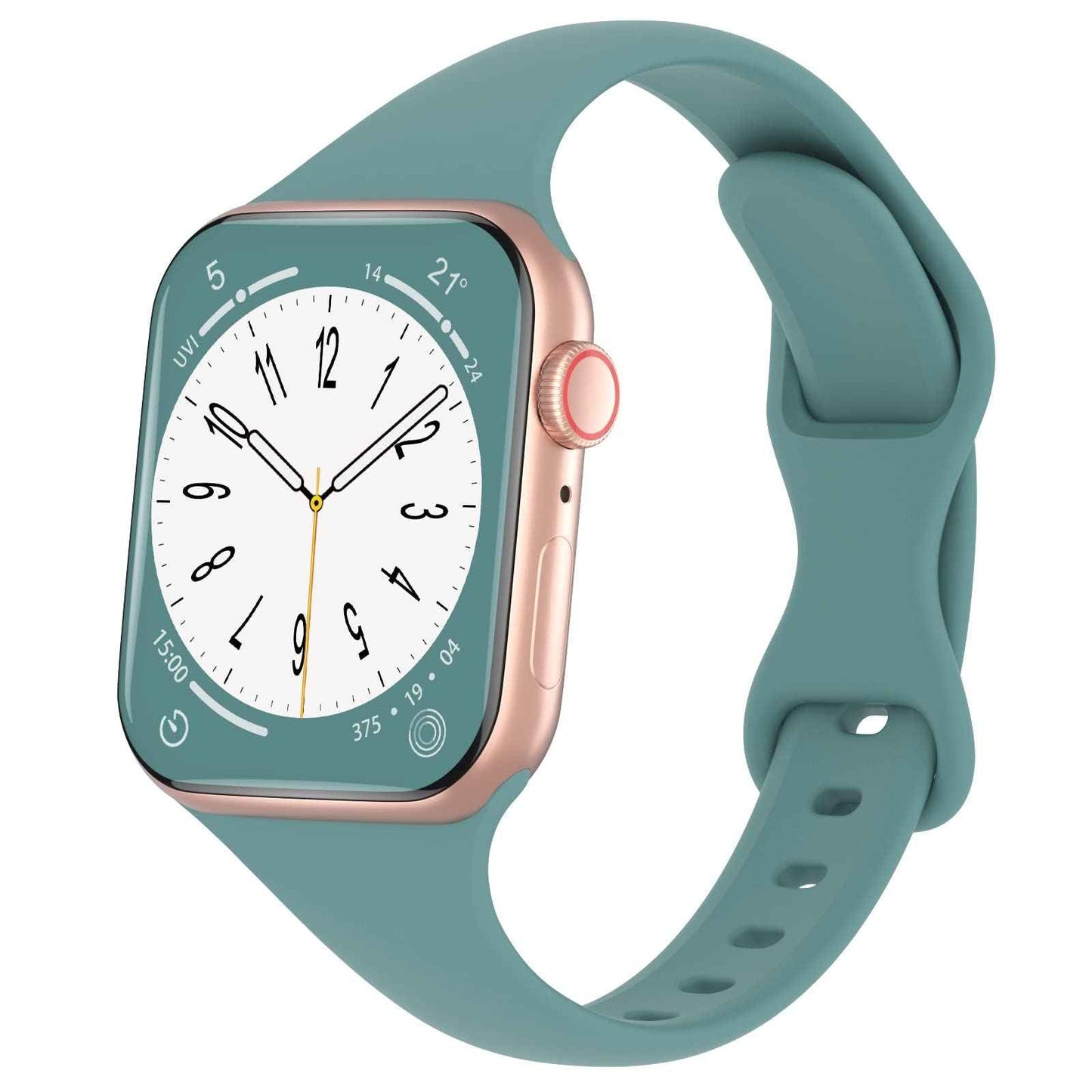 Silicone loop For Apple Watch Band/Strap Series 11/10/9/8/7/6/5/4/ SE / Ultra 1/2/3
