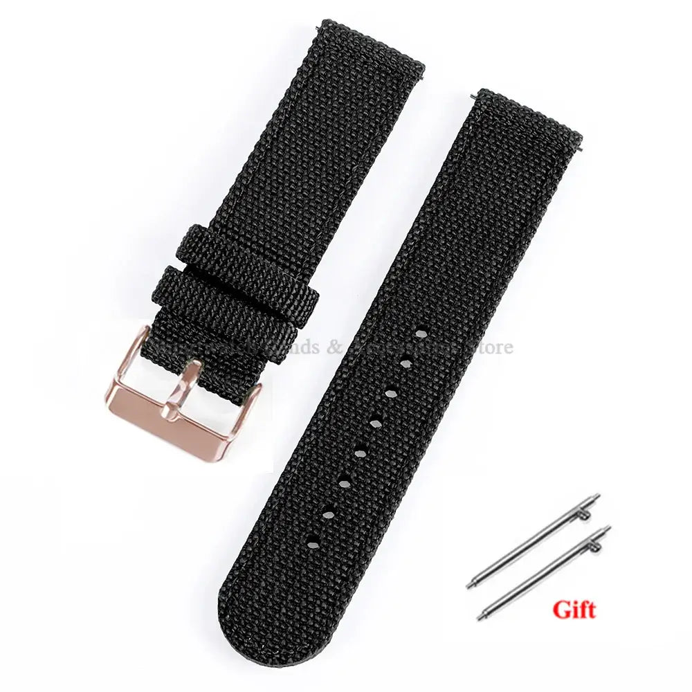 TicWatch Pro 5, Pro 3 & E3 Woven Nylon Band with Buckle Options