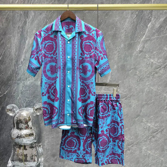Summer time fine men beach shorts set