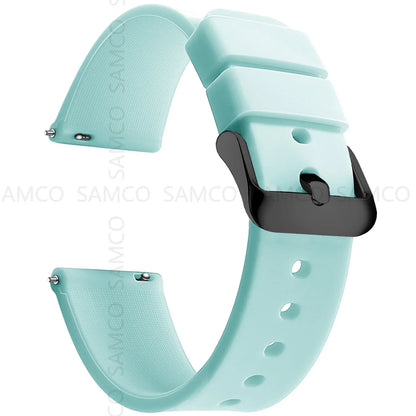 Samsung Galaxy Watch 7, 6, 5, 4 & FE Curved-End Silicone Band