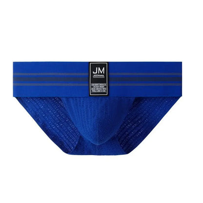 Men's JOCKMAIL JM364 - Old School Brief Blue