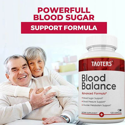 Blood Balance - Supplement, Supports Regulated Blood Sugar and Blood Pressure, Glucose Metabolism, 120 Capsules