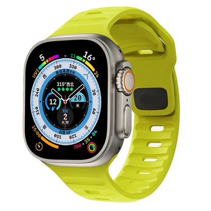 Apple Watch Silicone Strap - Waterproof, Sporty, Flexible