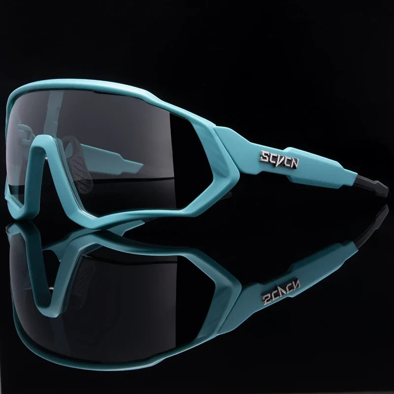 SCVCN Brand Photochromic Sports Cycling Glasses Bicycle Eyewear Mountain Bike Goggles UV400 MTB Road Running Sunglasses