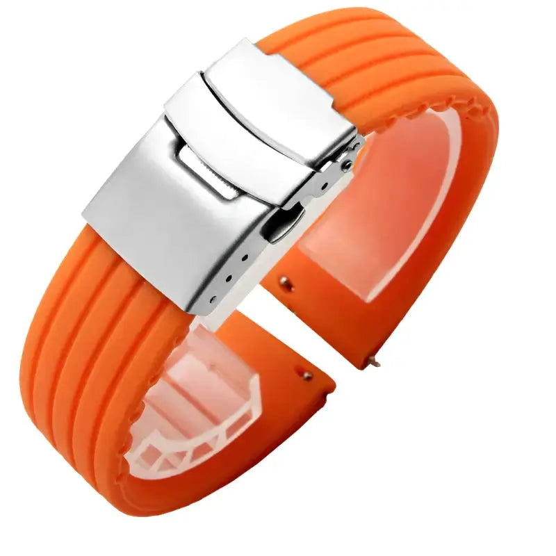 Suunto Race, Vertical & 9 Peak Ribbed Silicone Band, Folding Clasp