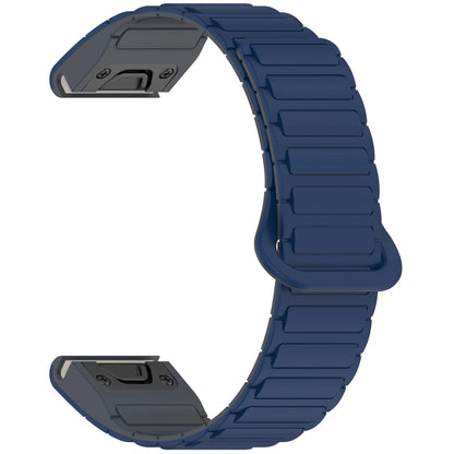 Garmin QuickFit 20/22/26mm Ribbed Silicone Band with Magnetic Closure