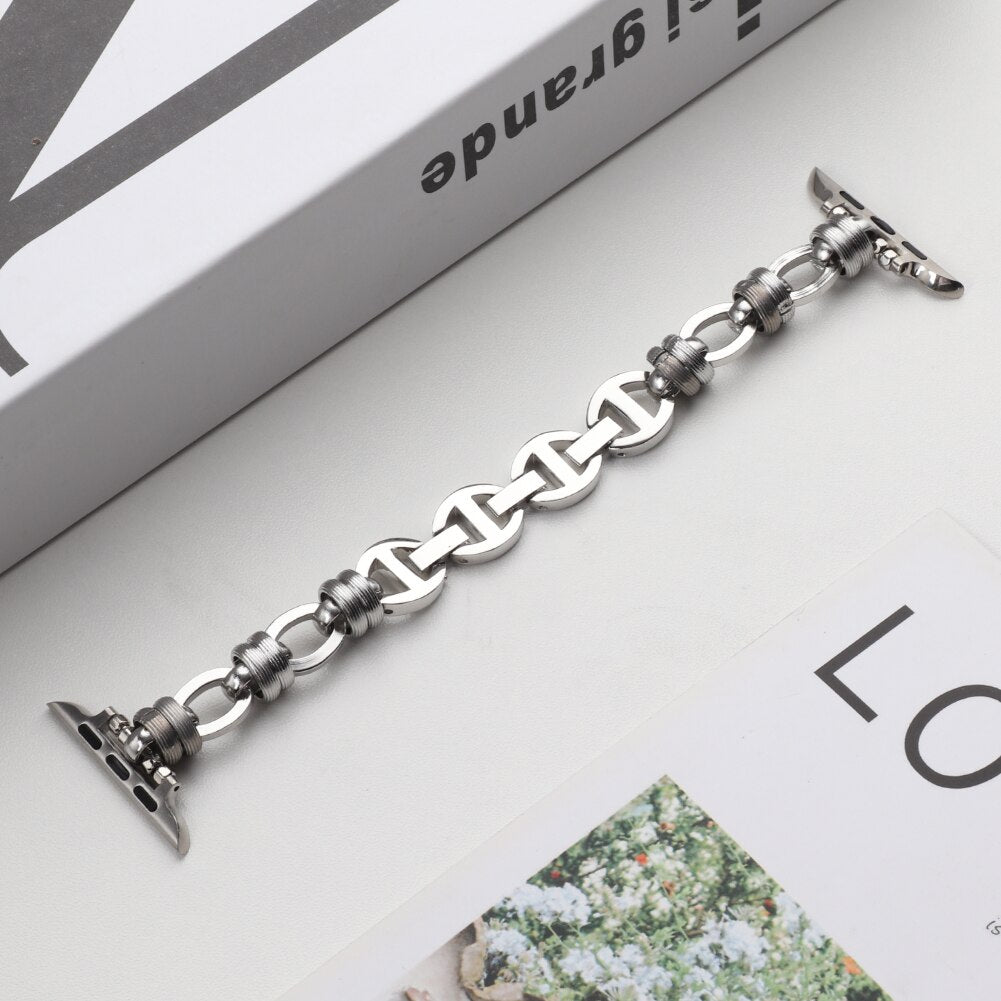 Steel Apple Watch Band Series 11/10/9/8/7/6/5/4/ SE / Ultra 1/2/3