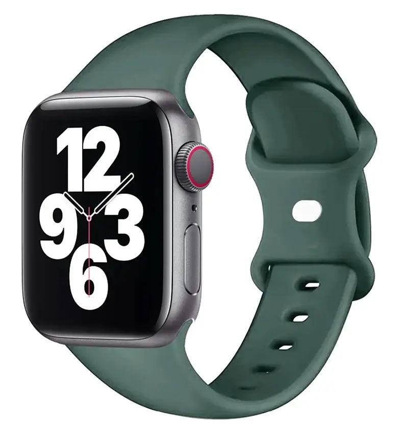 Apple Watch Silicone Band - Soft Waterproof Flexible Strap