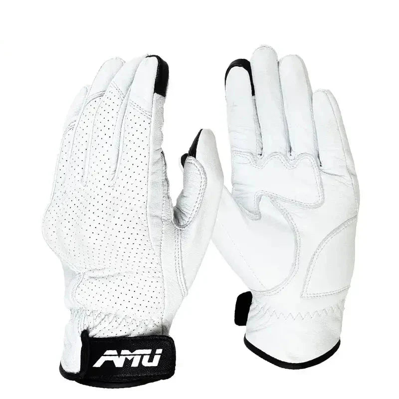 Vintage Leather Gloves Touchscreen