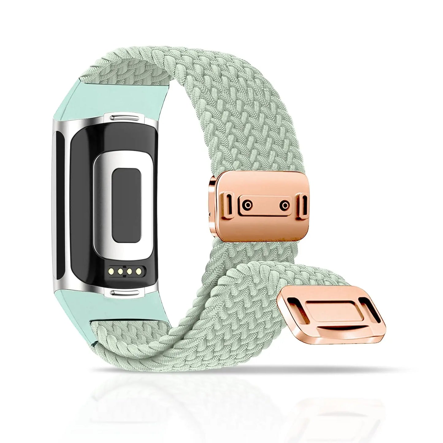 Fitbit Charge 5 6 Braided Band With Magnetic Buckle