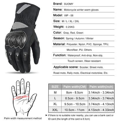 Warm Winter Waterproof Windproof Gloves