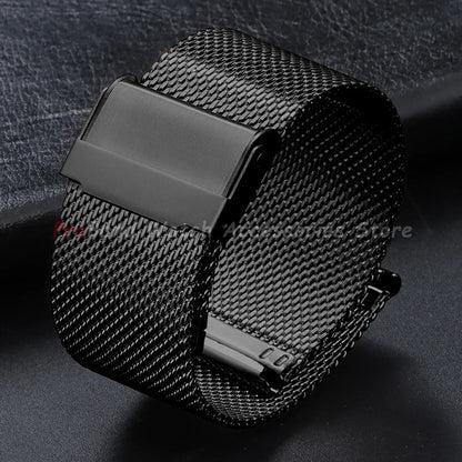 Samsung Galaxy Watch 7, 6, 5, 4 & FE Milanese Mesh Band with Sliding Clasp