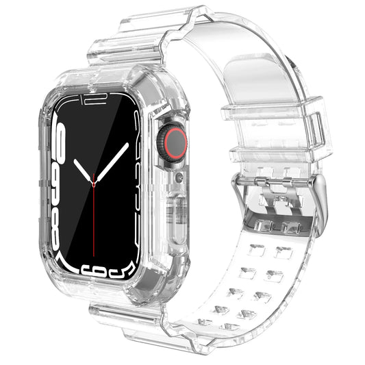 Apple Watch Soft Silicone Strap - Transparent Comfortable Fit