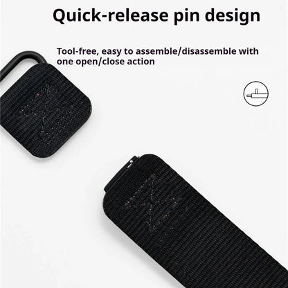 Samsung Galaxy Watch 7, 6, 5, 4 & FE Hook-and-Loop Nylon Sport Band