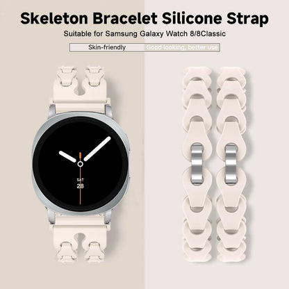 Samsung Galaxy Watch8, 9 & Ultra Silicone Chain Link Band