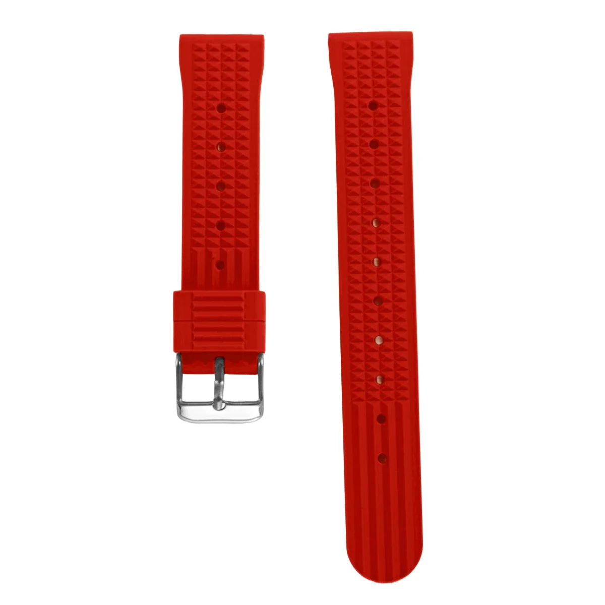 Samsung Galaxy Watch 7, 6, 5, 4 & FE FKM Rubber Waffle Band