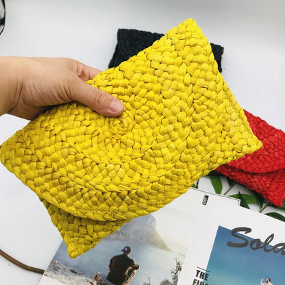 Corn Husk Handmade Women's Straw Bag