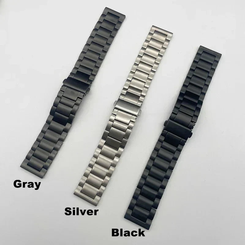 Samsung Galaxy Watch 7, 6, 5, 4 & FE Titanium Link Bracelet