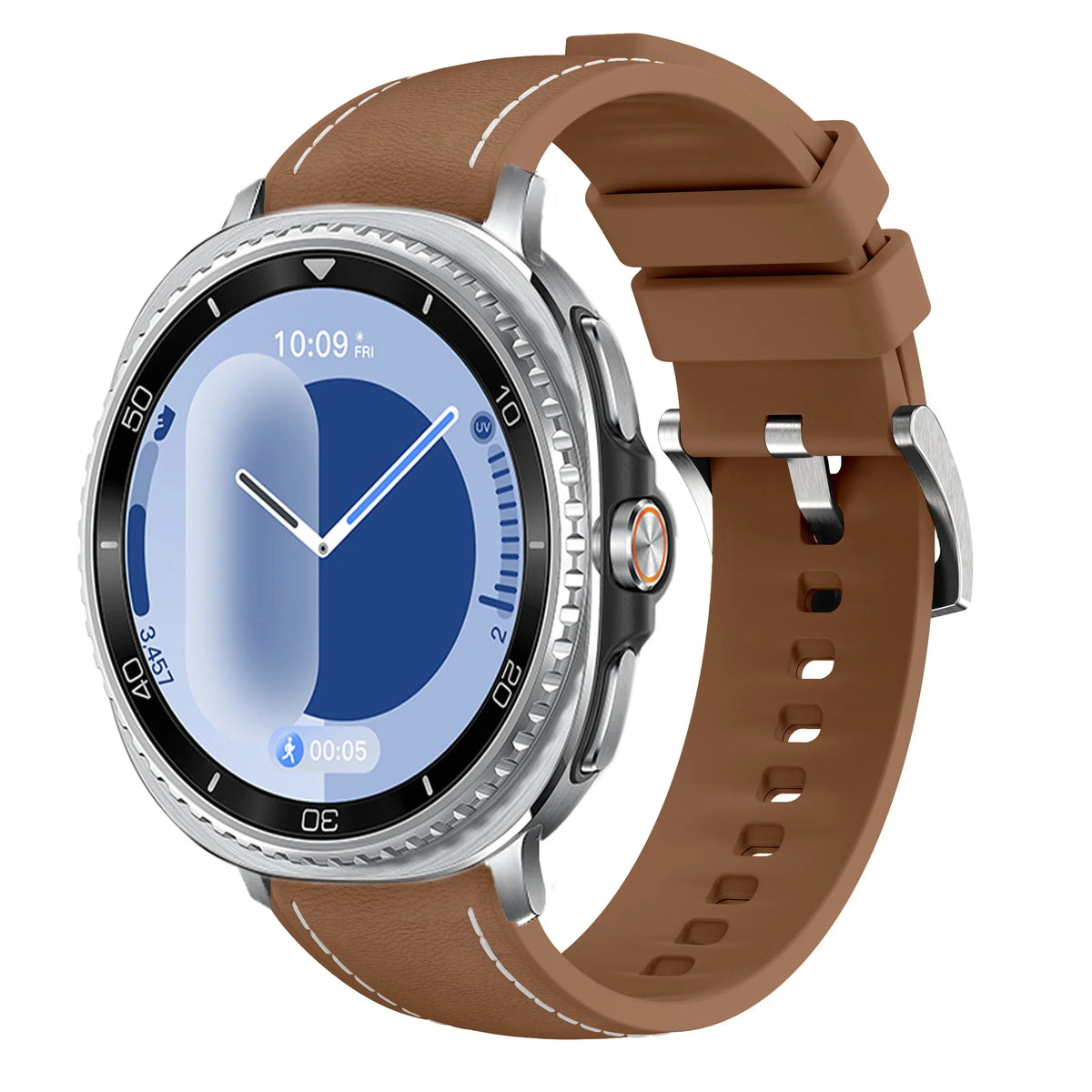 Samsung Galaxy Watch8, 8 Classic & 9 Leather & Silicone Hybrid Band